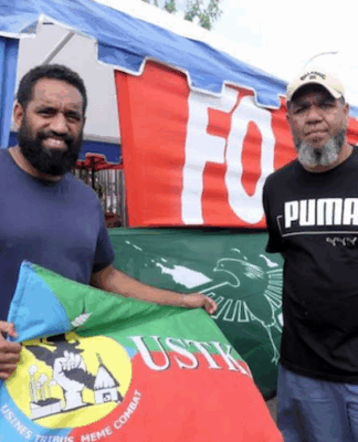 French Overseas Minister holds marathon political talks in New Caledonia USTKE and other inter-union members met French Overseas Minister Naïma Moutchou on her visit to Camp Est prison in Nouméa