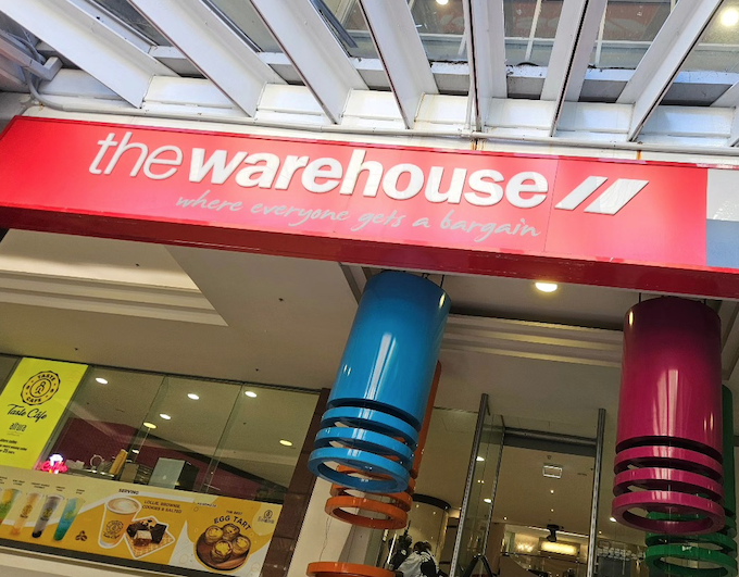 Auckland's central city branch of The Warehouse in Elliott Street