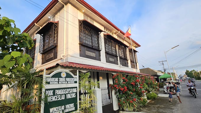 The Vinzons family home