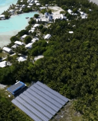 Tokelau airport project scrapped despite multi-million dollar design Drone footage of Atafu, a low-lying motu of Tokelau