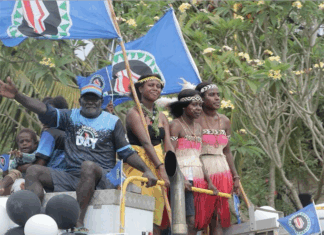 Young people celebrate Bougainville Patriotism Day