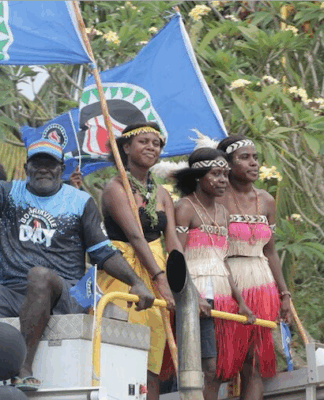 Young people celebrate Bougainville Patriotism Day