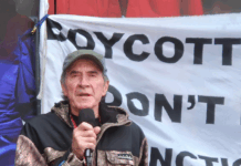 Palestine rally targets NZ companies alleged link to ‘opaque’ supply lines in Gaza genocide PSNA activist Brendan Corbett