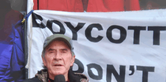 Palestine rally targets NZ companies alleged link to ‘opaque’ supply lines in Gaza genocide PSNA activist Brendan Corbett