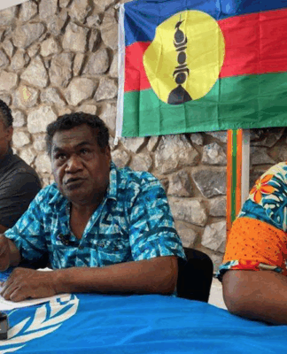 FLNKS president Christian Tién