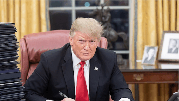 US President Donald Trump