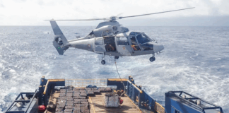 The cocaine was being transported on a ship sailing under Togo's flag