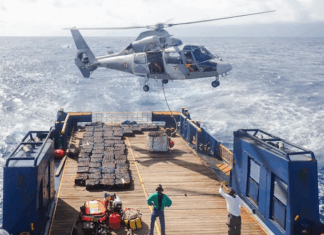 The cocaine was being transported on a ship sailing under Togo's flag