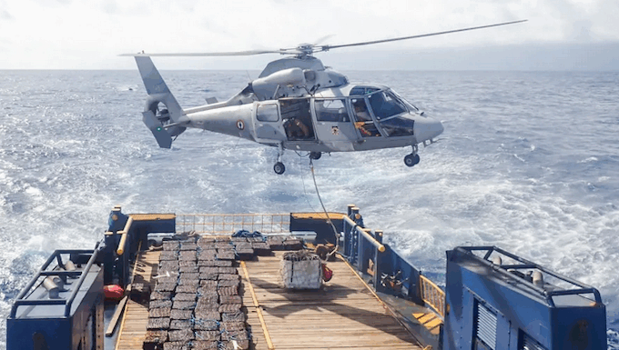 The cocaine was being transported on a ship sailing under Togo's flag