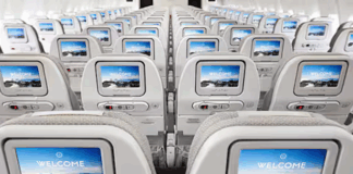 Fiji Airways Airbus A330 cabin