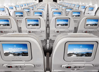 Fiji Airways Airbus A330 cabin