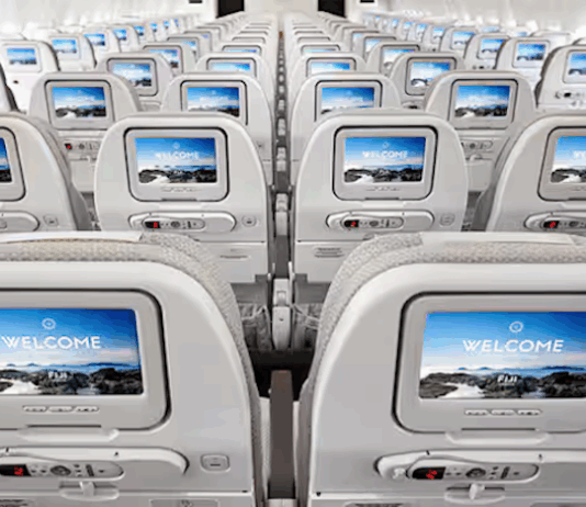 Fiji Airways Airbus A330 cabin