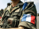 A soldier- not the suspect - in the French Foreign Legion uniform