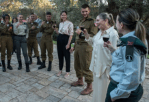Toasting the Jewish New Year with IDF lone soldiers