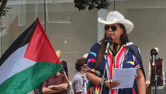 Palestine advocate Leeann Wahanui-Peters