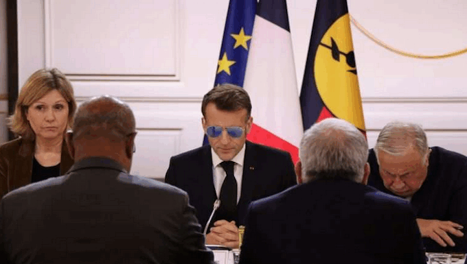 Pro-France MPs confront Macron over New Caledonia at future talks President Emmanuel Macron