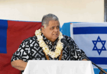 Sāmoan Prime Minister Laaulialemalietoa Polataivao Schmidt