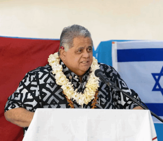 Sāmoan Prime Minister Laaulialemalietoa Polataivao Schmidt