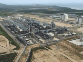 Exxon Mobil PNG's LNG plant near Port Moresby