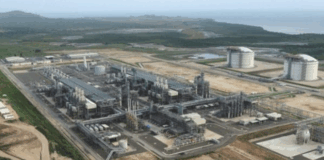 Exxon Mobil PNG's LNG plant near Port Moresby