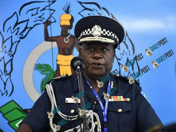 Vanuatu Police Commissioner Kalshem Bongran