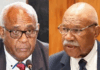 Fiji's Great Council of Chiefs Chairman Ratu Viliame Seruvakula and Prime Minister Sitiveni Rabuka