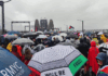 The Sydney Harbour Bridge "March for Humanity" on 3 August 2025