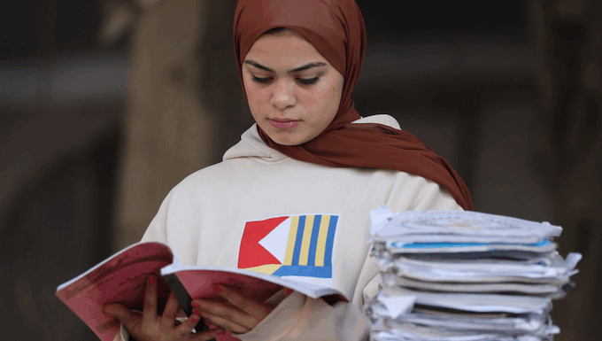 A foreign university scholarship has become a lifeline