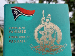 A Vanuatu passport