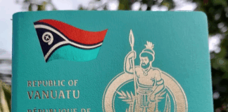 A Vanuatu passport