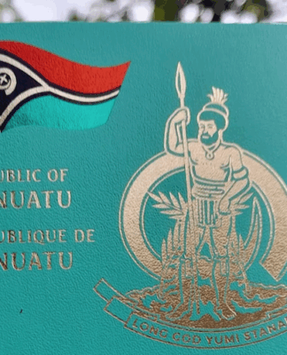 A Vanuatu passport