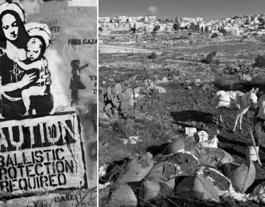 "Illegal Israeli settlements are slowly circling and strangling Palestinian towns