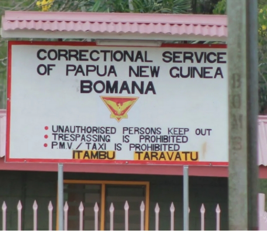 Port Moresby's Bomana Correctional Facility . . . nine inmates injured in an confrontation with jail guards. Image: RNZ/Johnny Blades