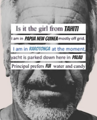 "Tahiti is mentioned in various email exchanges involving Epstein"