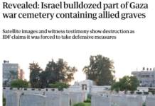 New Zealand silent over the cemetery desecration