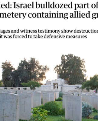 New Zealand silent over the cemetery desecration