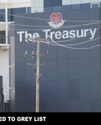 Papua New Guinea . . . on the "grey list"