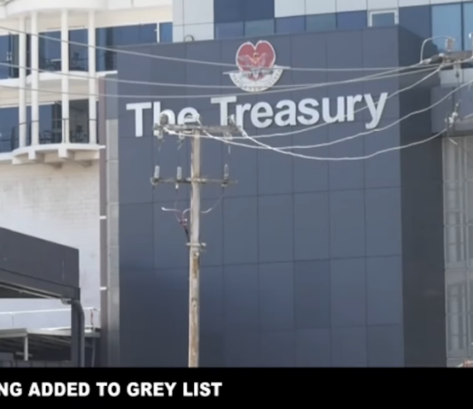 Papua New Guinea . . . on the "grey list"