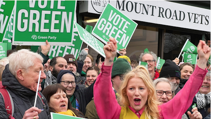 New UK Green Party member Hannah Spencer