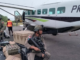 Papuan activist leader Wenda accuses Jakarta of ‘lying’ over shot down plane Indonesian soldiers and equipment next to a civilian aircraft in West Papua. Image: ULMWP