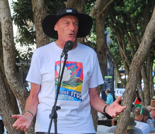 PSNA co-chair John Minto