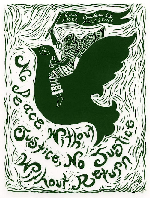 "No peace without justice, no justice without return."