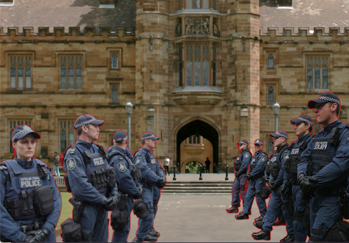 Police on campus MWM 680wide