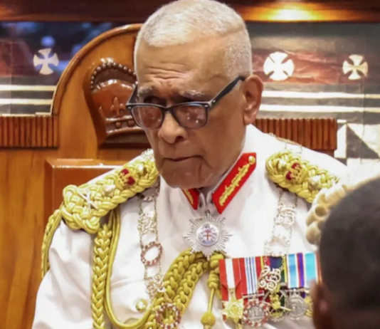 Fiji President Ratu Naiqama Lalabalavu
