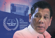 Former Filipino president Rodrigo Duterte