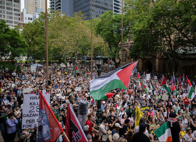 Stuart Rees: Cowardice over Gaza dressed up as authority on Sydney’s streets