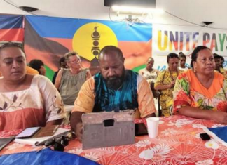 Preparations for the FLNKS "National Unity" list for the local elections due in New Caledonia