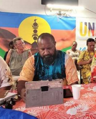 Preparations for the FLNKS "National Unity" list for the local elections due in New Caledonia