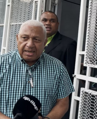 Former Fiji prime minister Voreqe Bainimarama