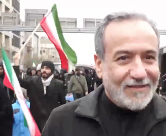 Iran's Foreign Minister Abbas Araghchi on the streets of Tehran